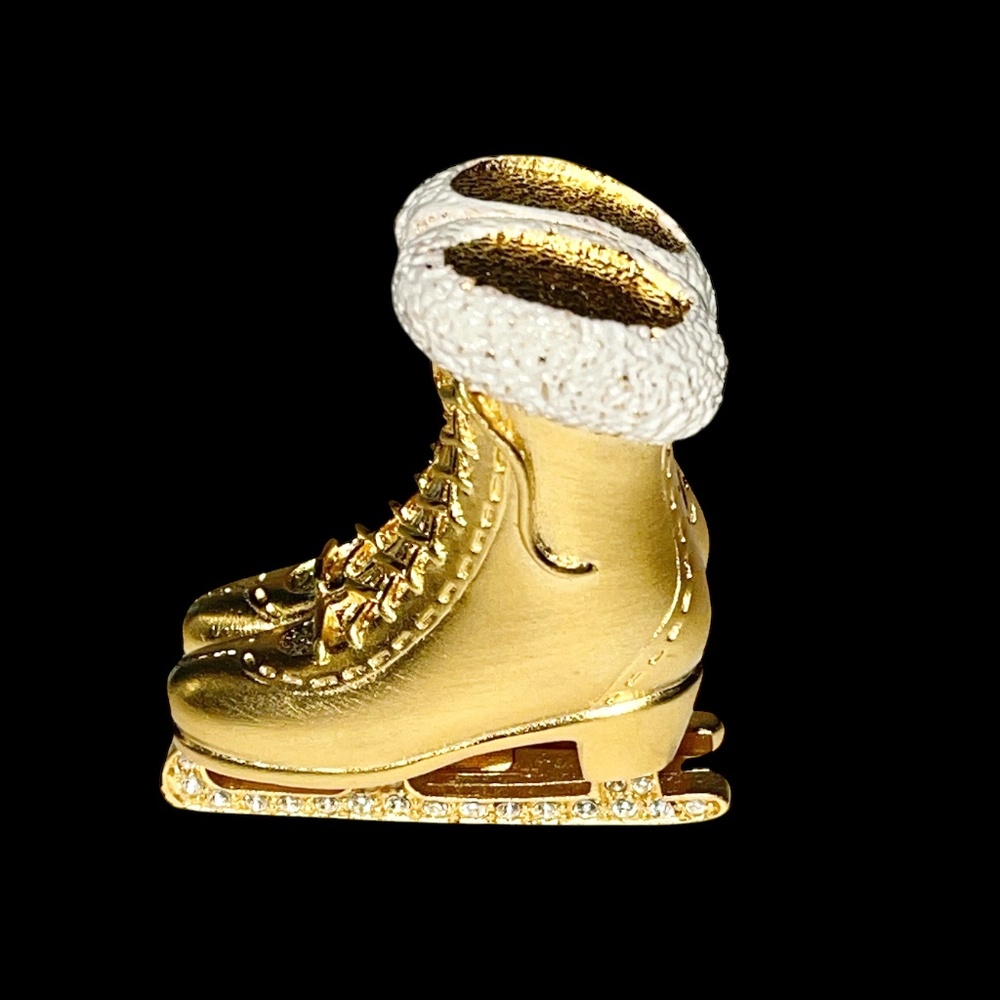 Estee Lauder "Ice Skates " Solid Compact 2001 "Pl… - image 2